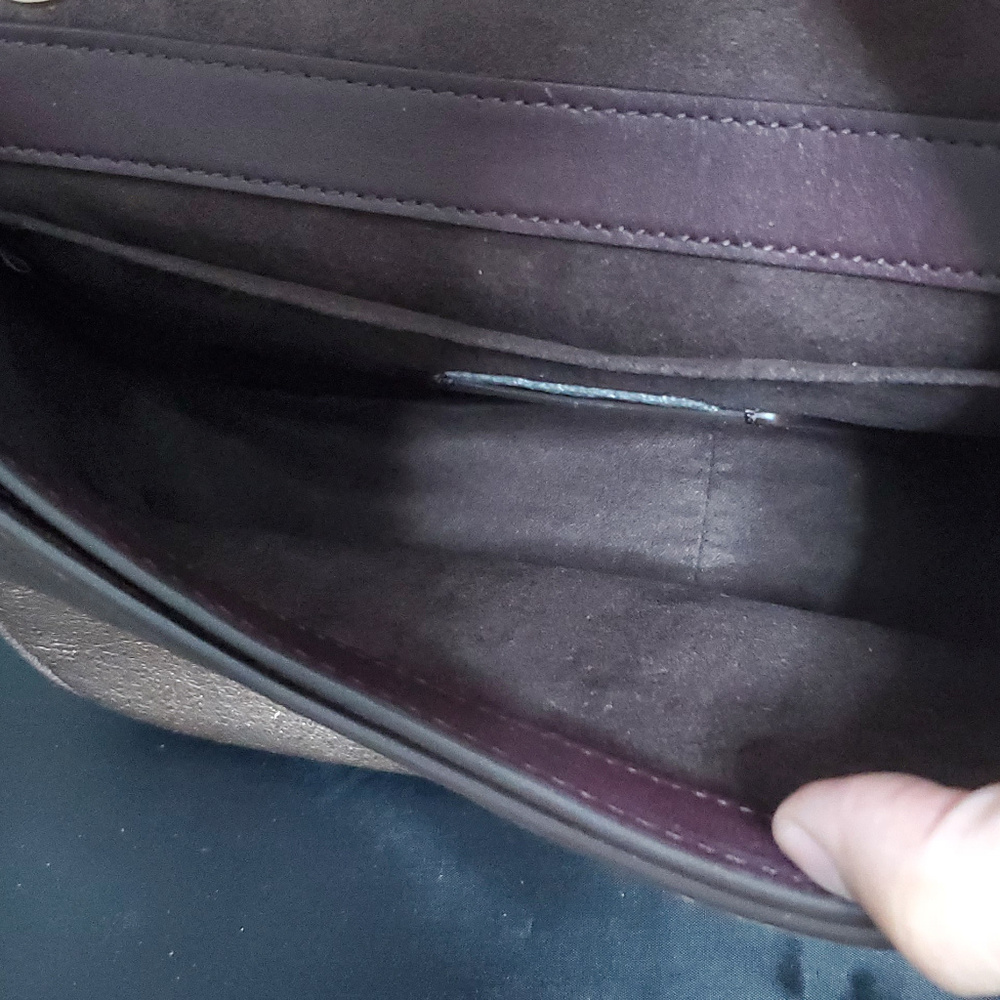 Coach Crinkle Metallic Cassidy Crossbody Rose Gold - Picture 6 of 7